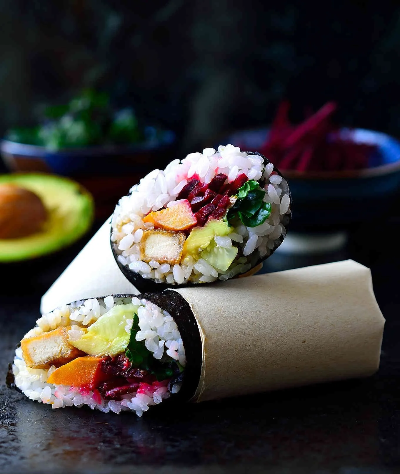 TERIYAKI TOFU SUSHI BURRITO