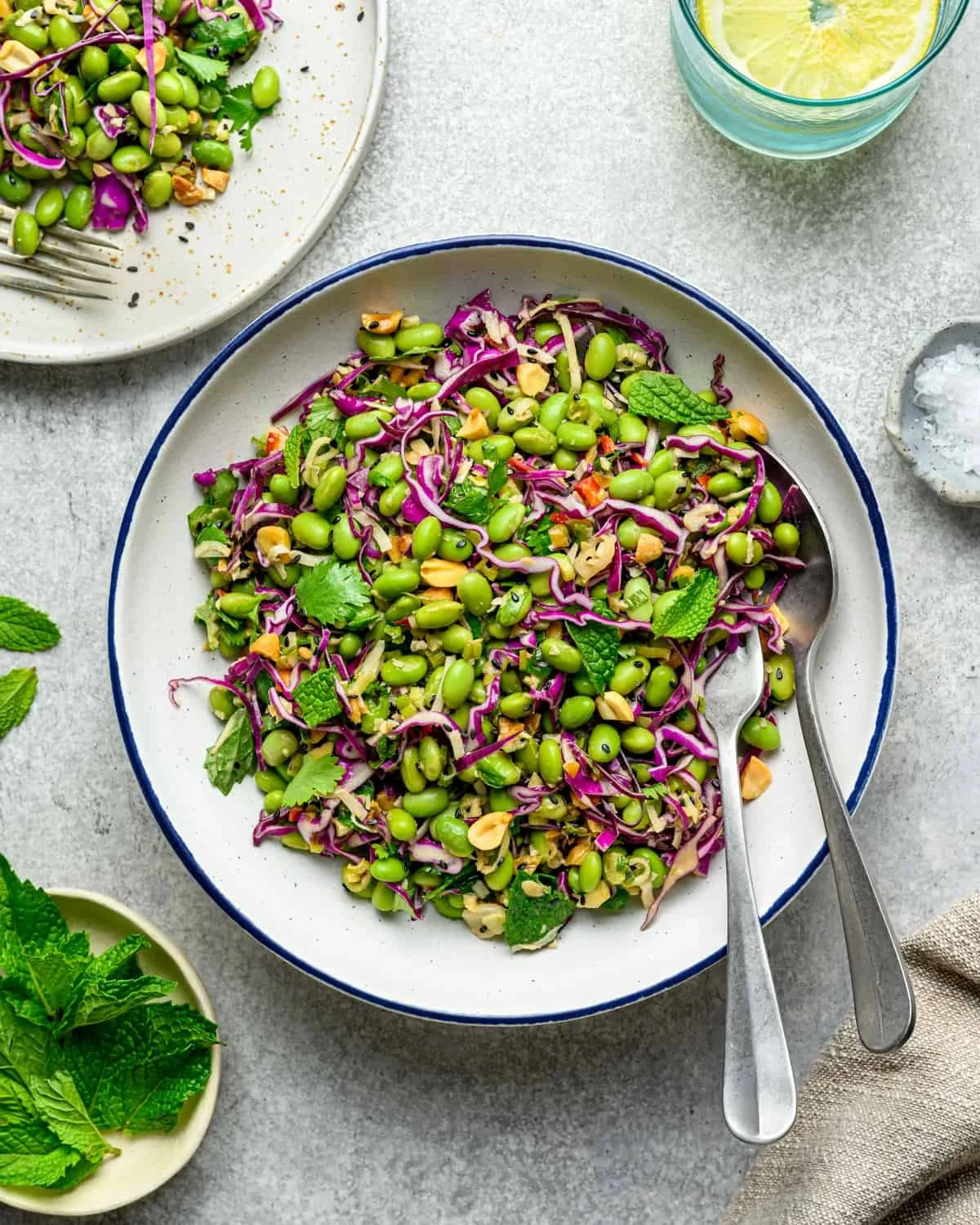 GARLICKY SESAME EDAMAME SALAD