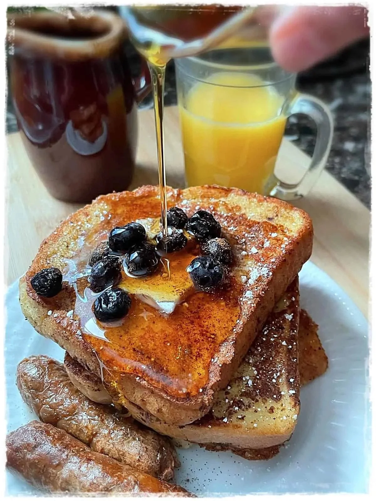 VEGAN FRENCH TOAST MADE WITH JUST EGG