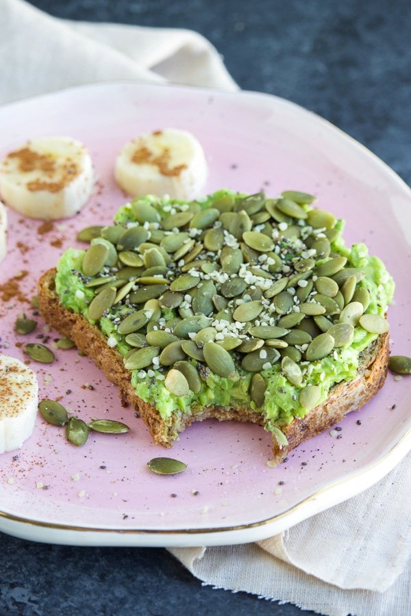 HIGH-PROTEIN AVOCADO TOAST