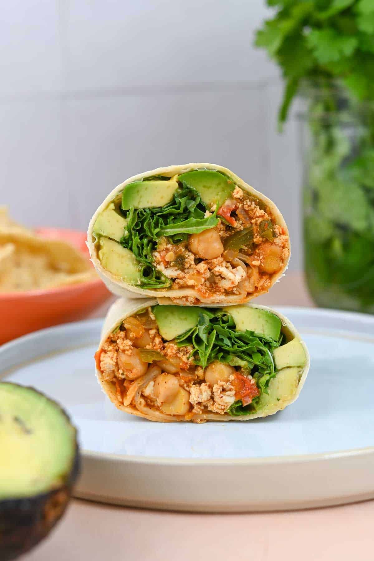 TOFU BURRITOS (HIGH PROTEIN)