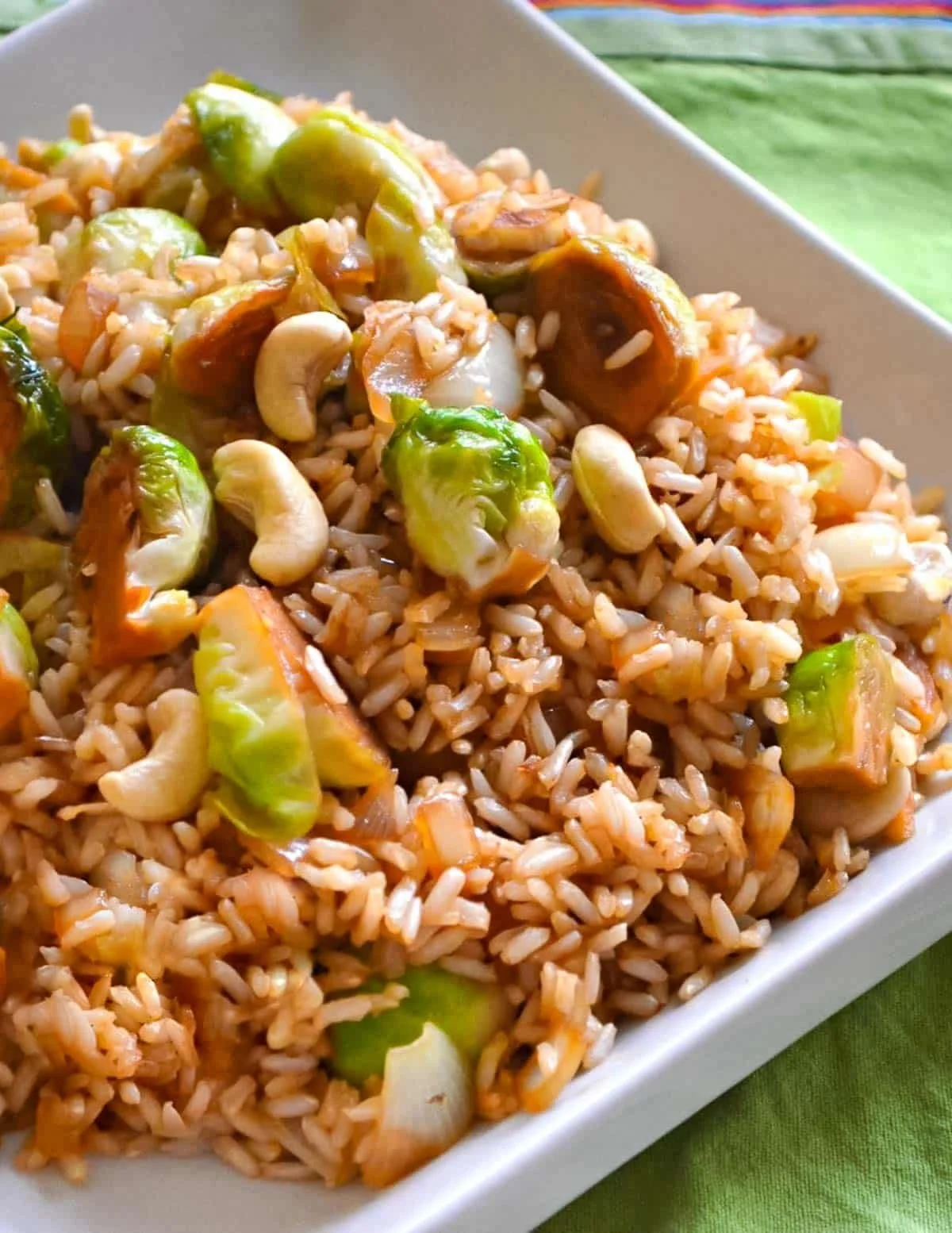EASY BRUSSELS SPROUTS FRIED RICE