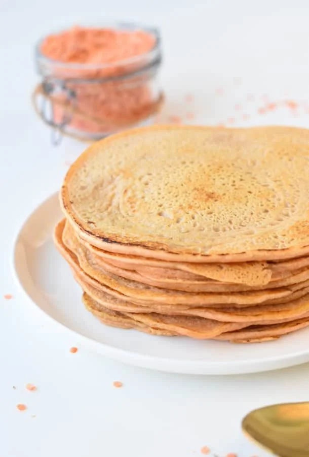 RED LENTIL TORTILLAS (HIGH PROTEIN, 5 INGREDIENTS)