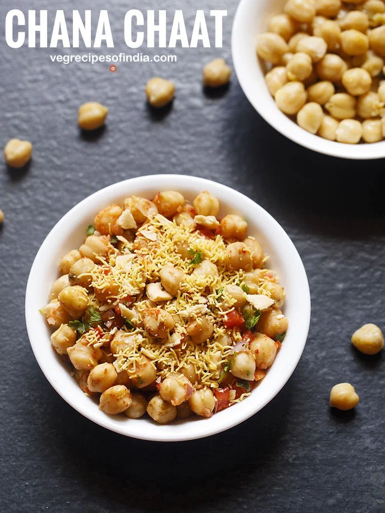 CHANA CHAAT (CHICKPEA CHAAT SNACK)