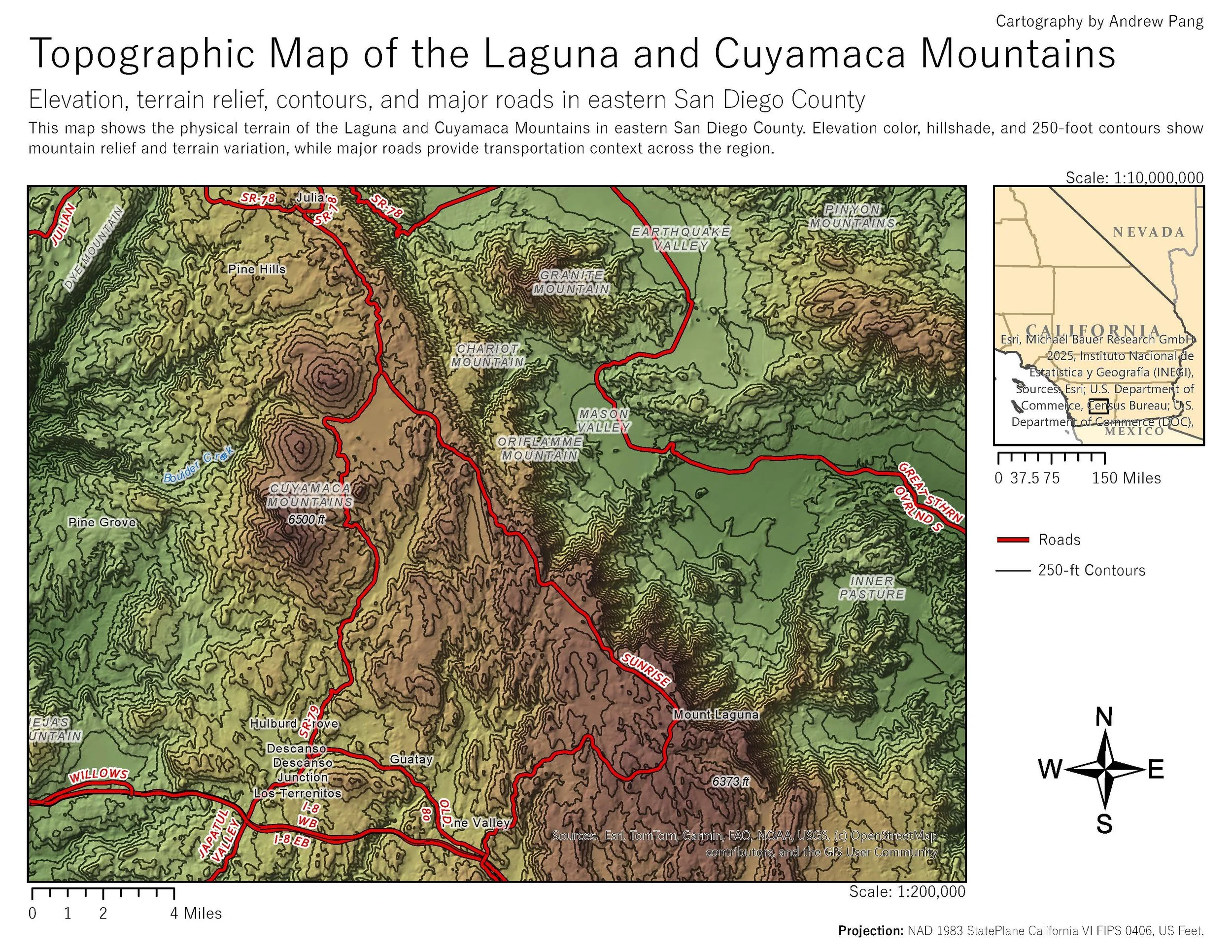 Mapping Potential Campground Sites in San Diego County