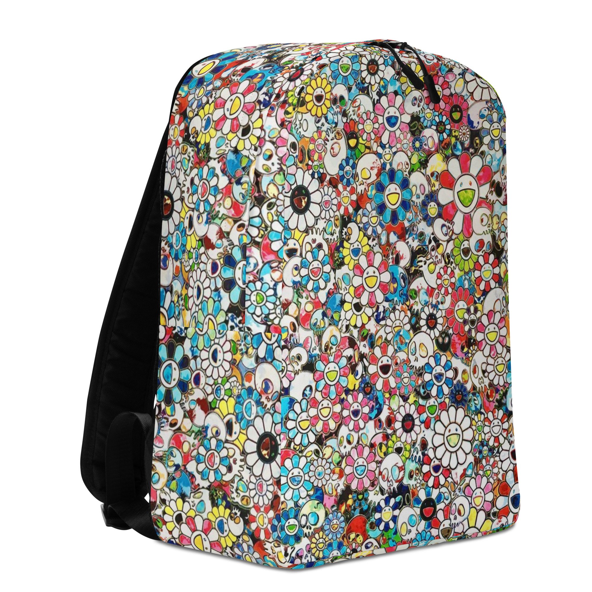 The Murakami Backpack - Flowers and Skulls - Backpack BuffetThe Murakami Backpack - Flowers and SkullsBackpack Buffet