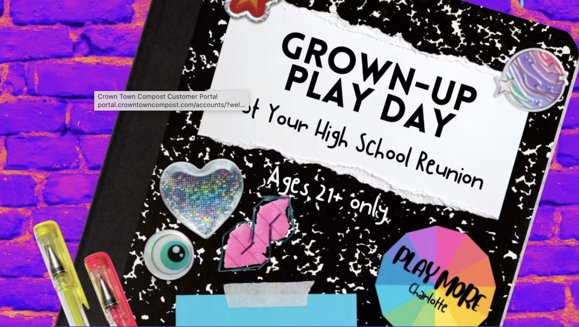 Play More Charlotte: Grownup Play Date - Not Your High School Reunion
