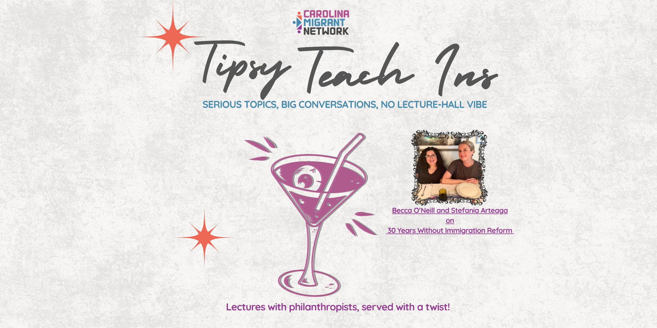 Tipsy Teach In: 30 Years Without Immigration Reform - How Did We Get Here?