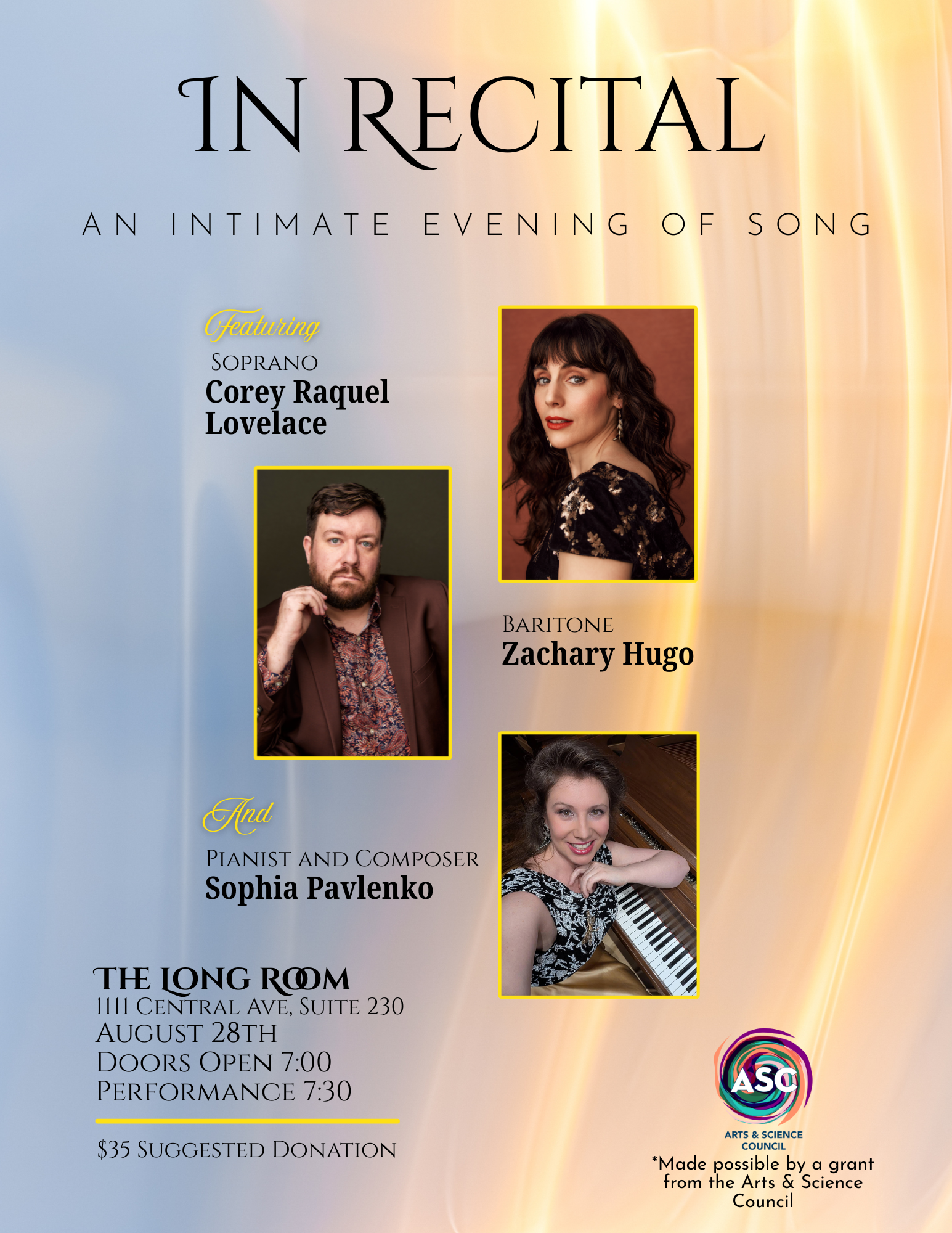 Classical Recital - An Intimate Evening of Song
