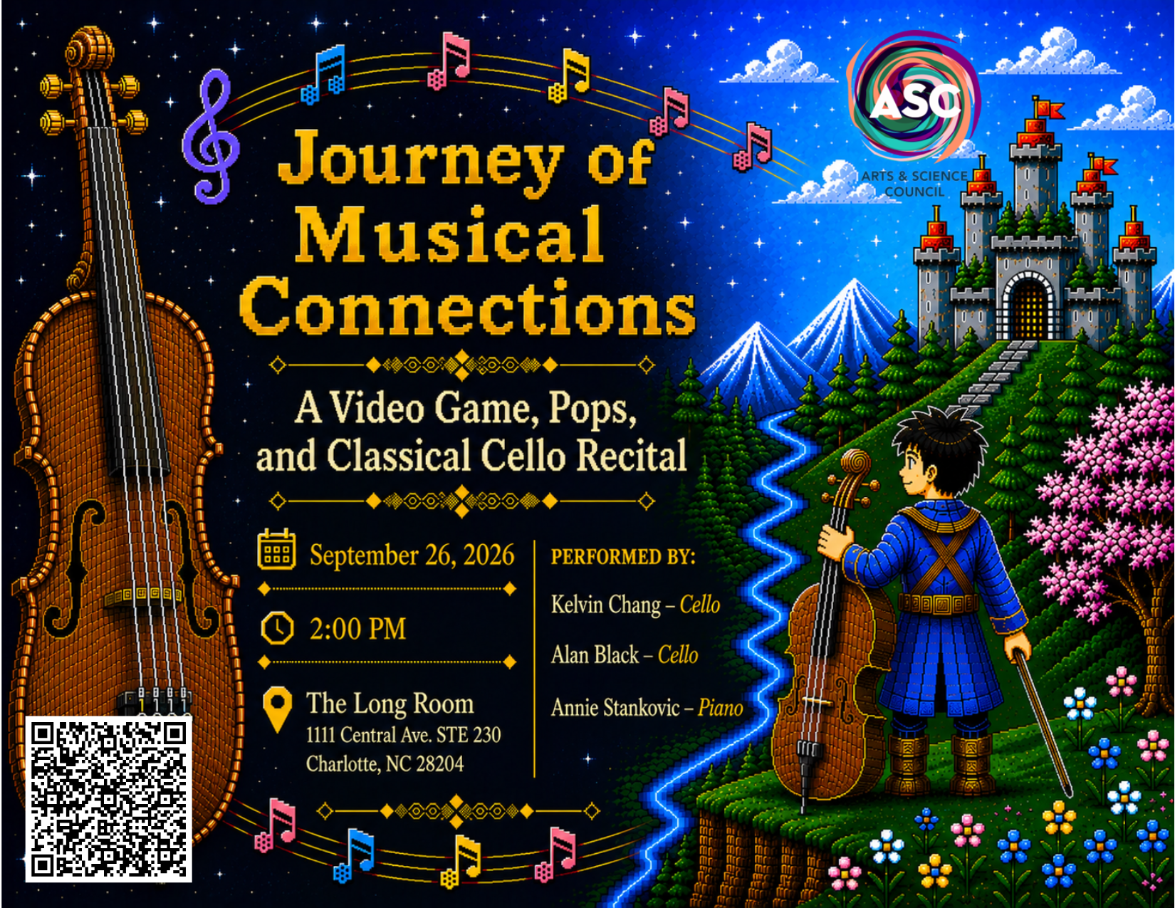 Journey of Musical Connections: A Video Game, Pops, &amp; Classical Cello Recital
