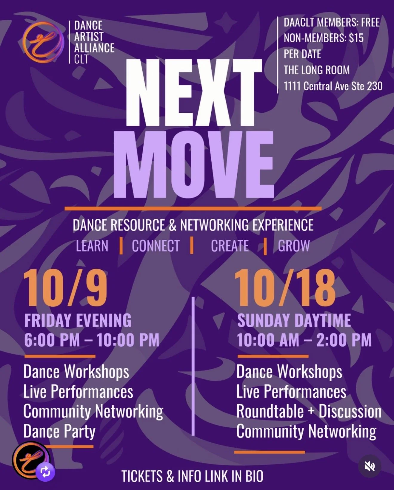 "Next Move" With Dance Artist Alliance CLT