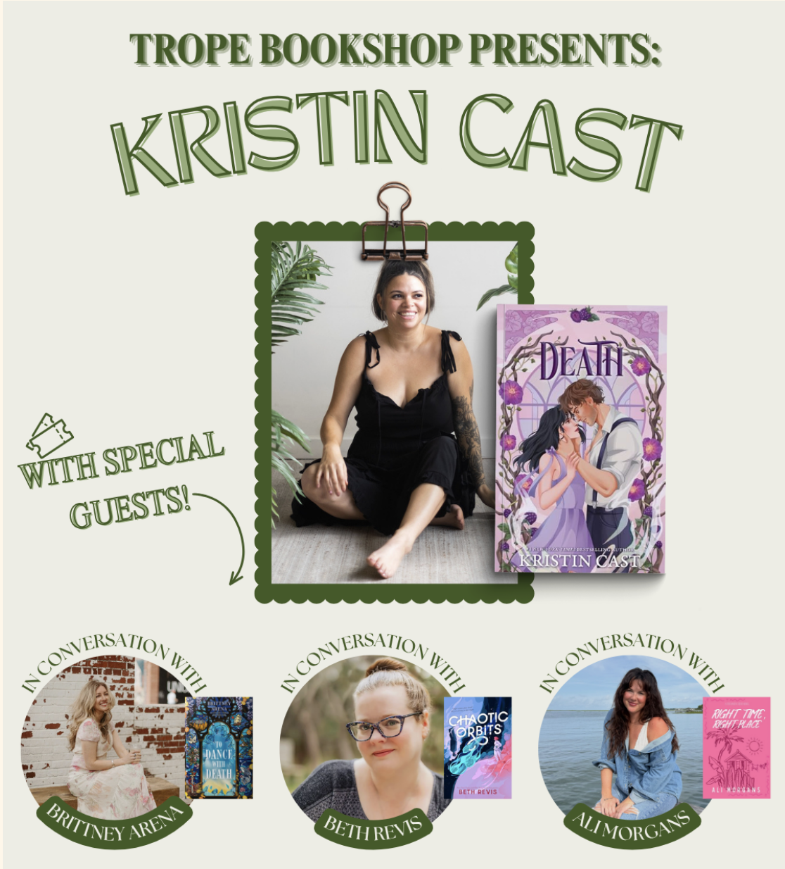 Trope Bookshop Presents: Kristin Cast
