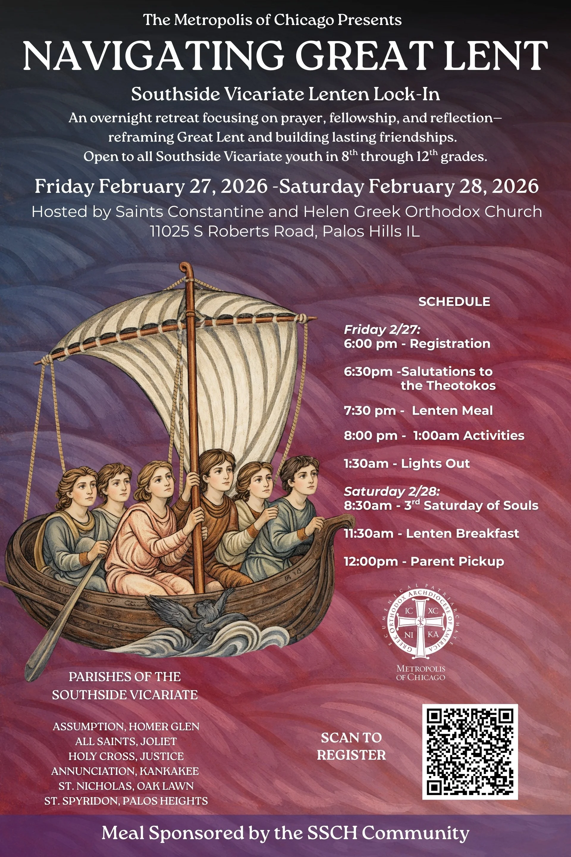 Metropolis of Chicago Presents Navigating Lent: Southside Vicariate Lenten Lock-In