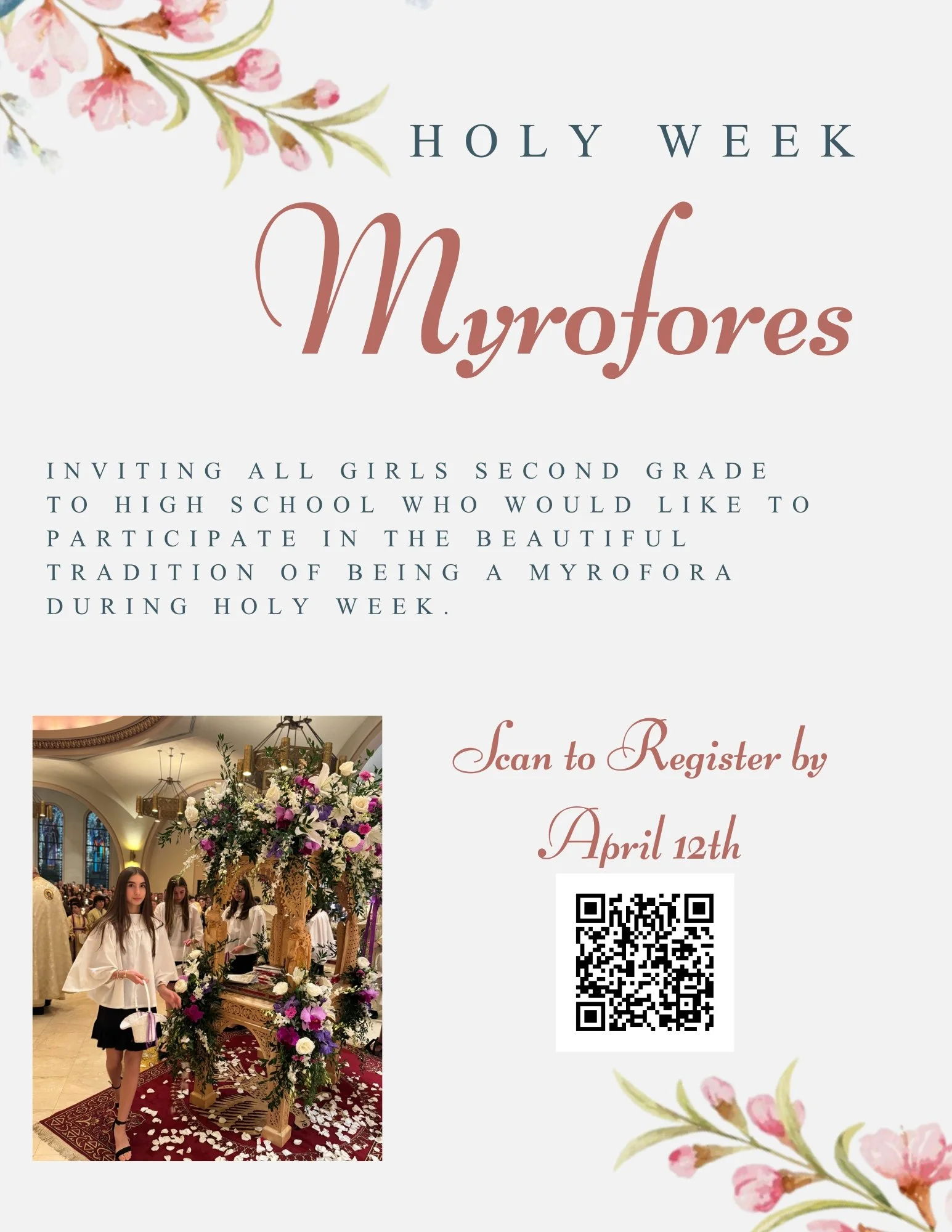 Myrofores during Great Lent and Holy Week