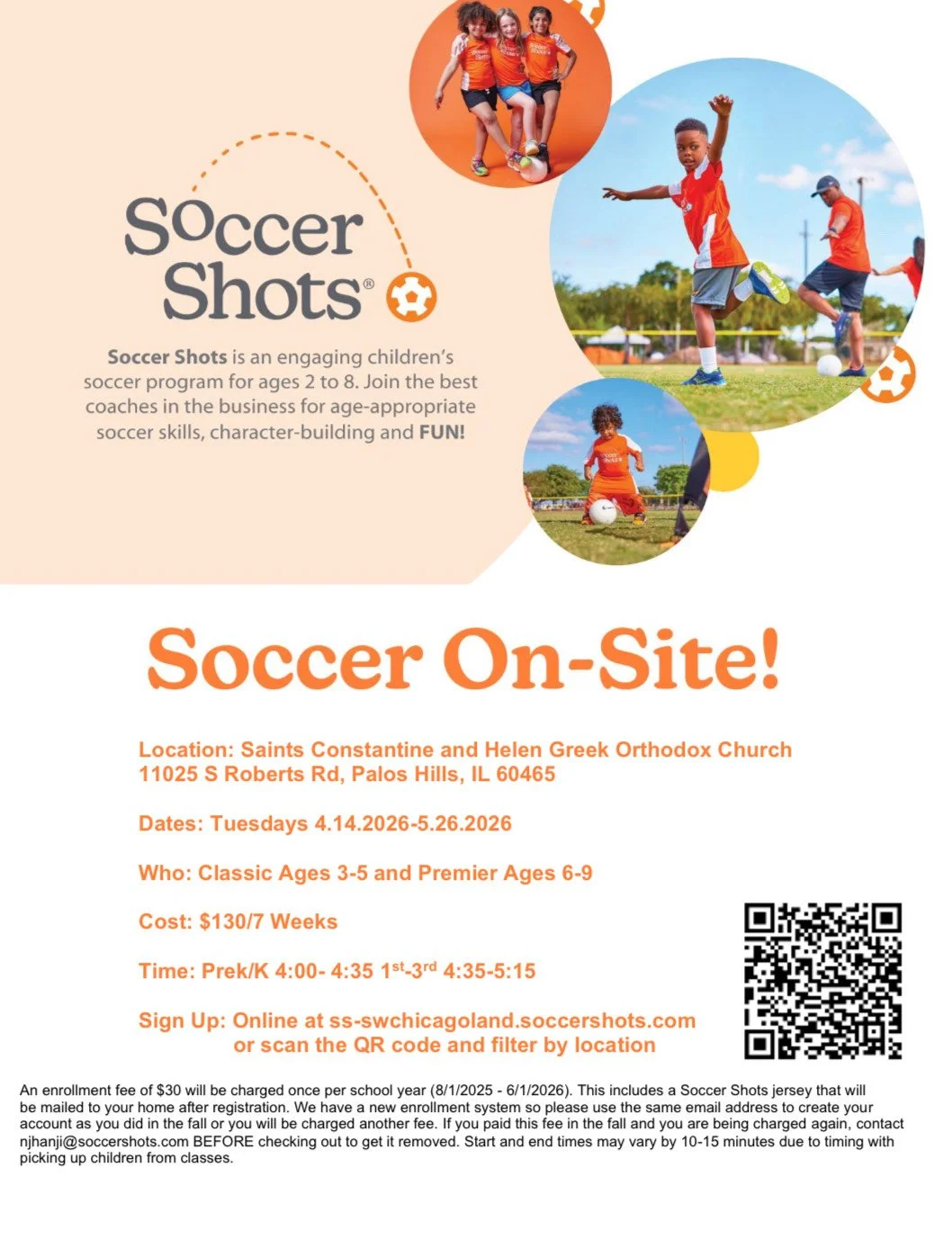 Soccer Shots--Starts April 14th 