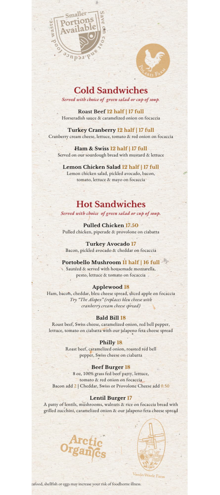 Turkeys R Us Menu Turkey Red Lunch β Turkey Red