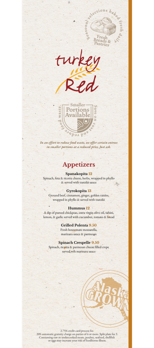 Turkeys R Us Menu Turkey Red Lunch β Turkey Red