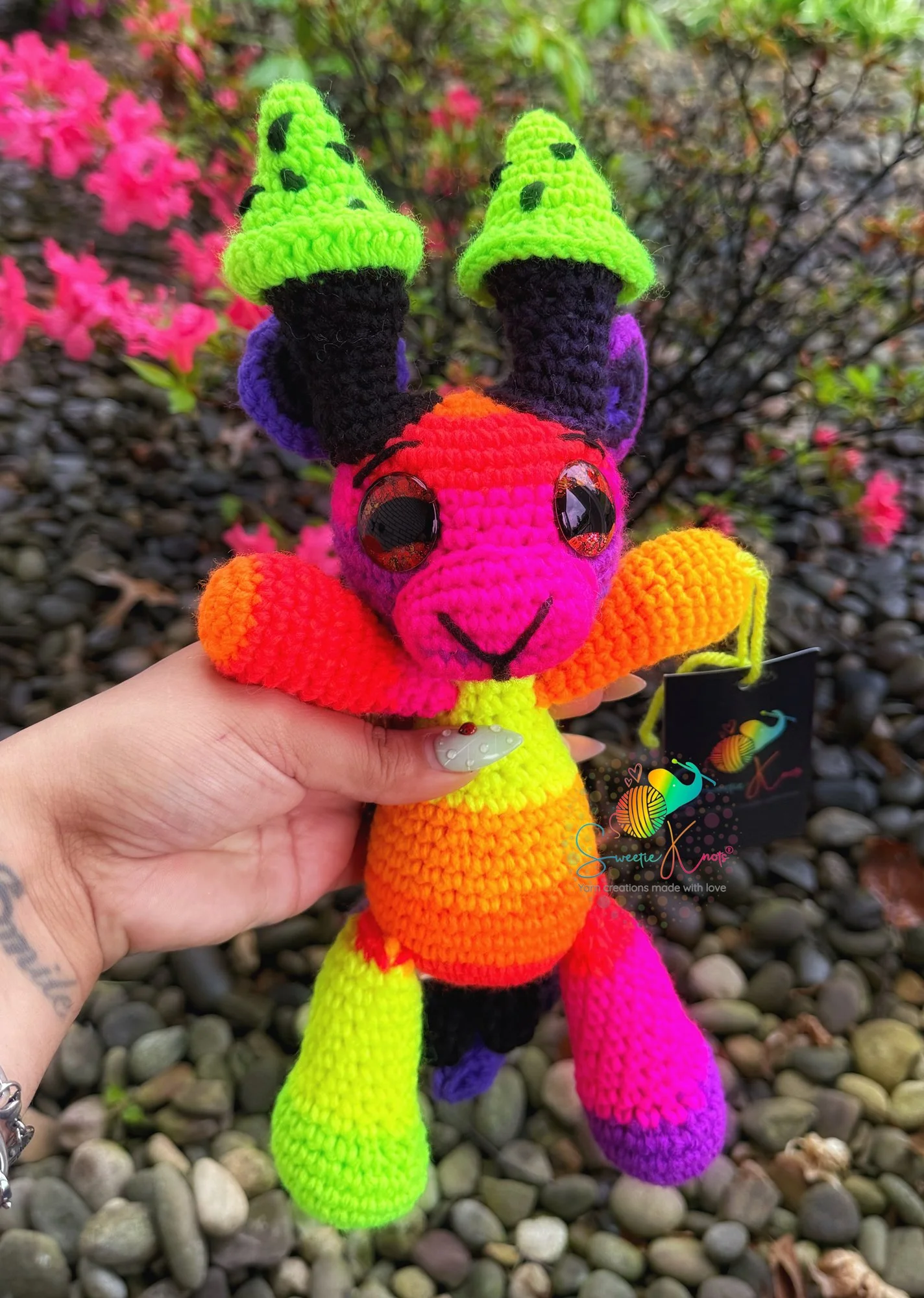 Neon Mushroom Goat