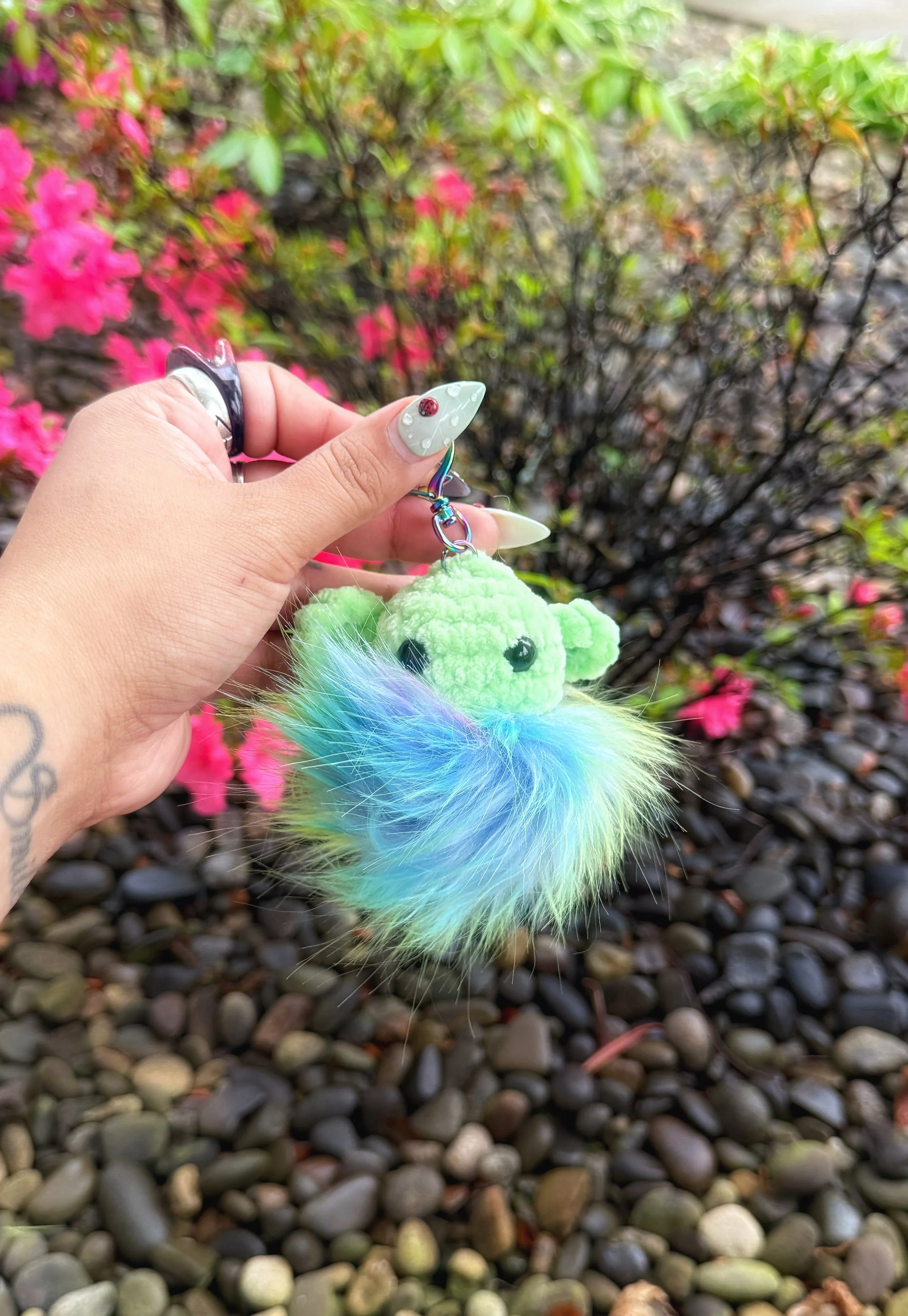 Pixie Pom Keychains