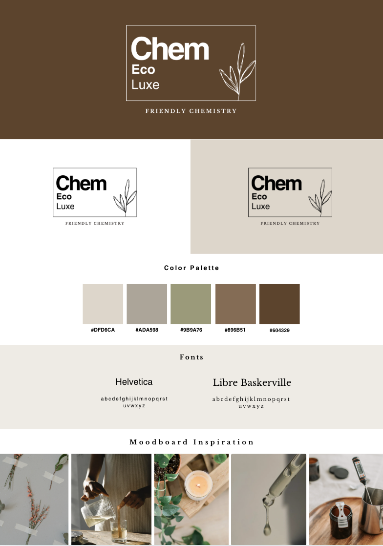 chem eco luxe - branding