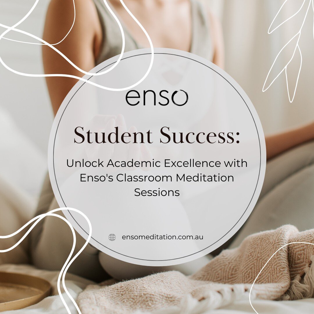 Unlocking academic excellence isn&rsquo;t just about hitting the books harder; it&rsquo;s about nurturing a balanced mind. 📚 With Enso&rsquo;s classroom meditation sessions, we&rsquo;re bringing focus, reducing stress, and unlocking creativity among