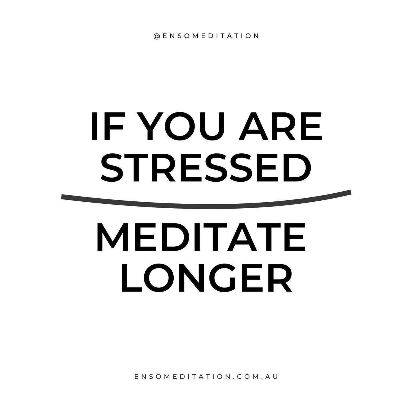 Feeling the pressure? Sometimes, a quick break isn&rsquo;t enough to shake off that stress. If you&rsquo;re really feeling it, consider this a nudge to meditate a bit longer. 🧘&zwj;♂️

Think of it as investing in your peace of mind. The more time yo