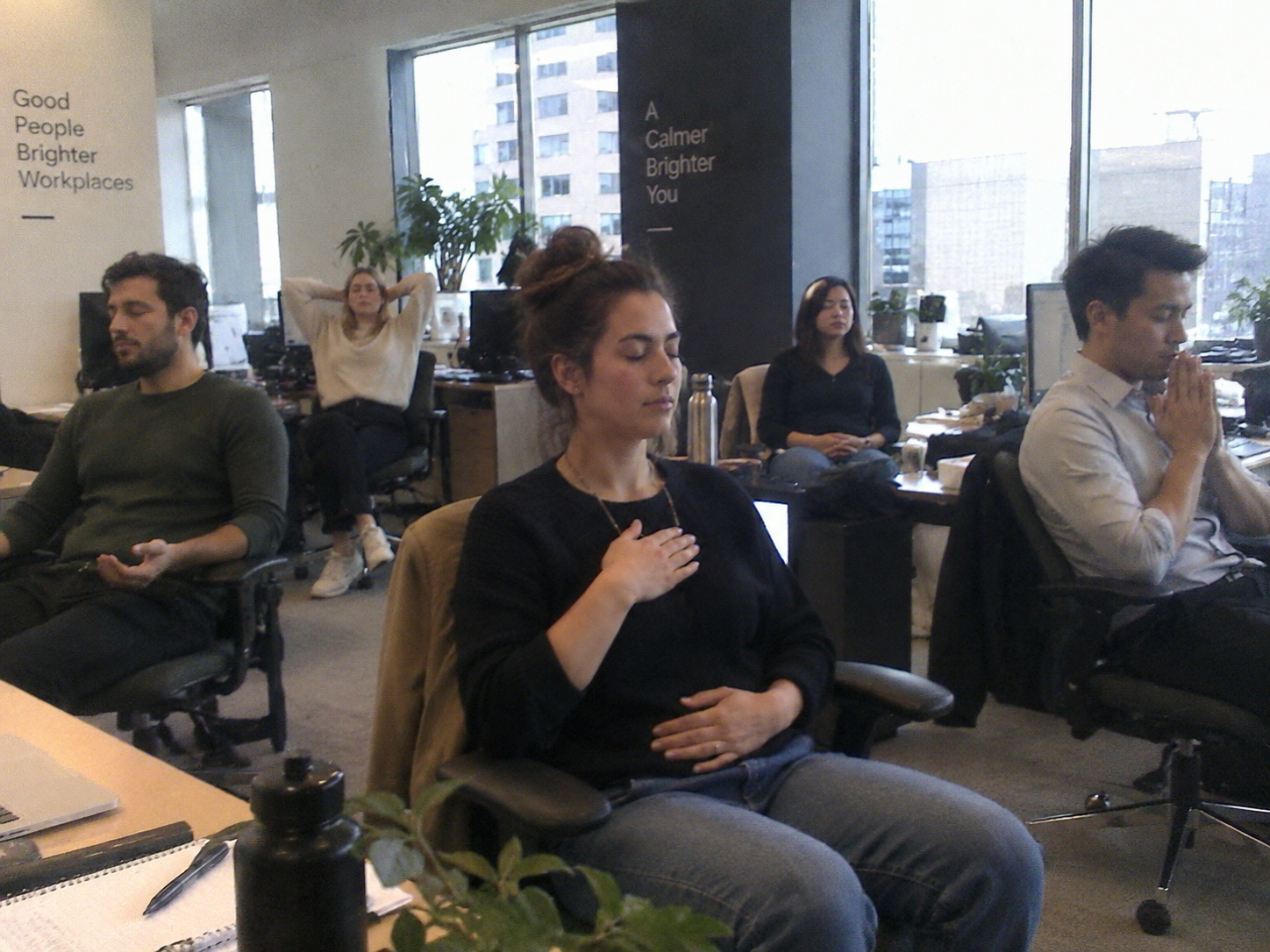 Corporate mindfulness workshop in Melbourne led by Enso Meditation