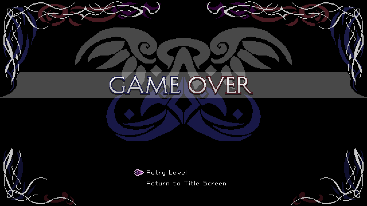 Game Over Screen