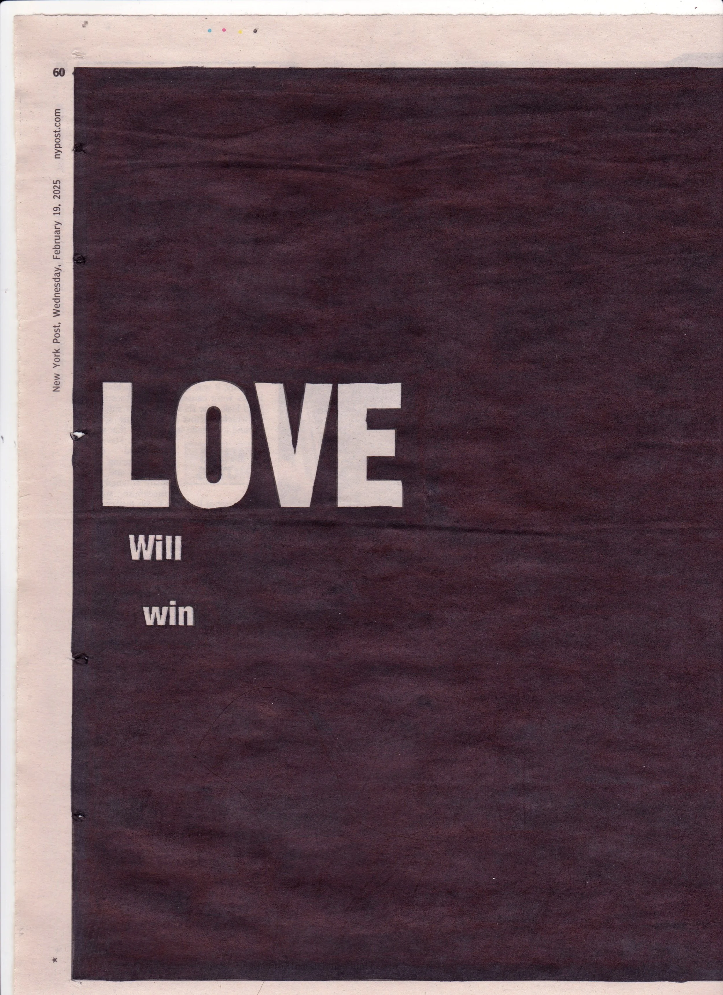 Richard Montañez, LOVE Will Win (detail), 2025