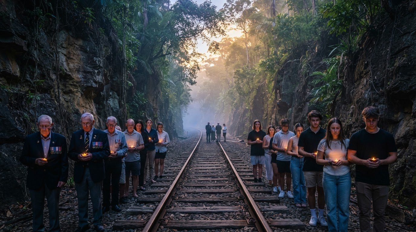 Anzac Day Dawn Service at Hellfire Pass: History, meaning and what to expect