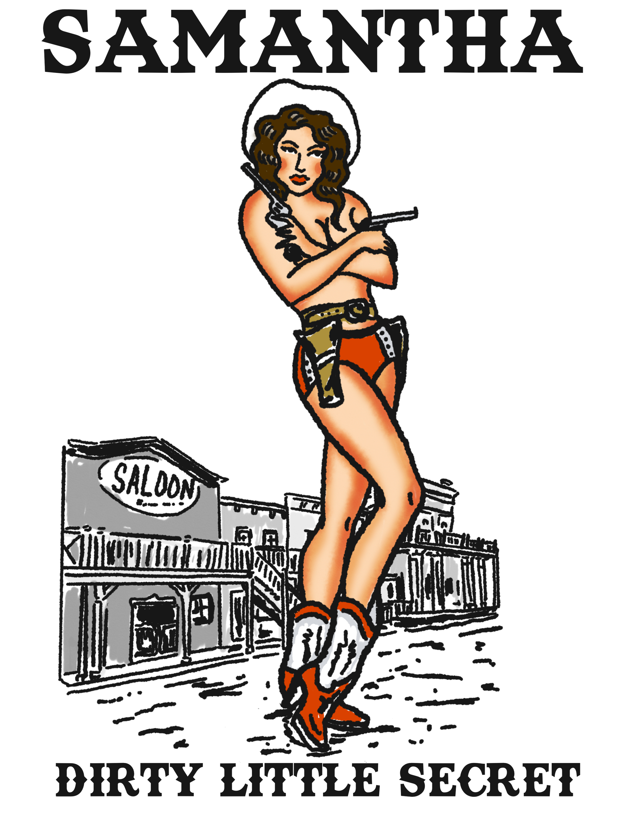 Dirty Little Secret 3in' Sticker
