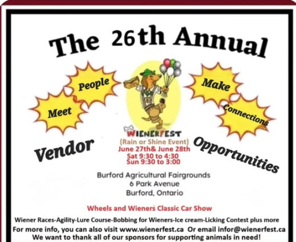 26th Annual Wienerfest Burford 2026