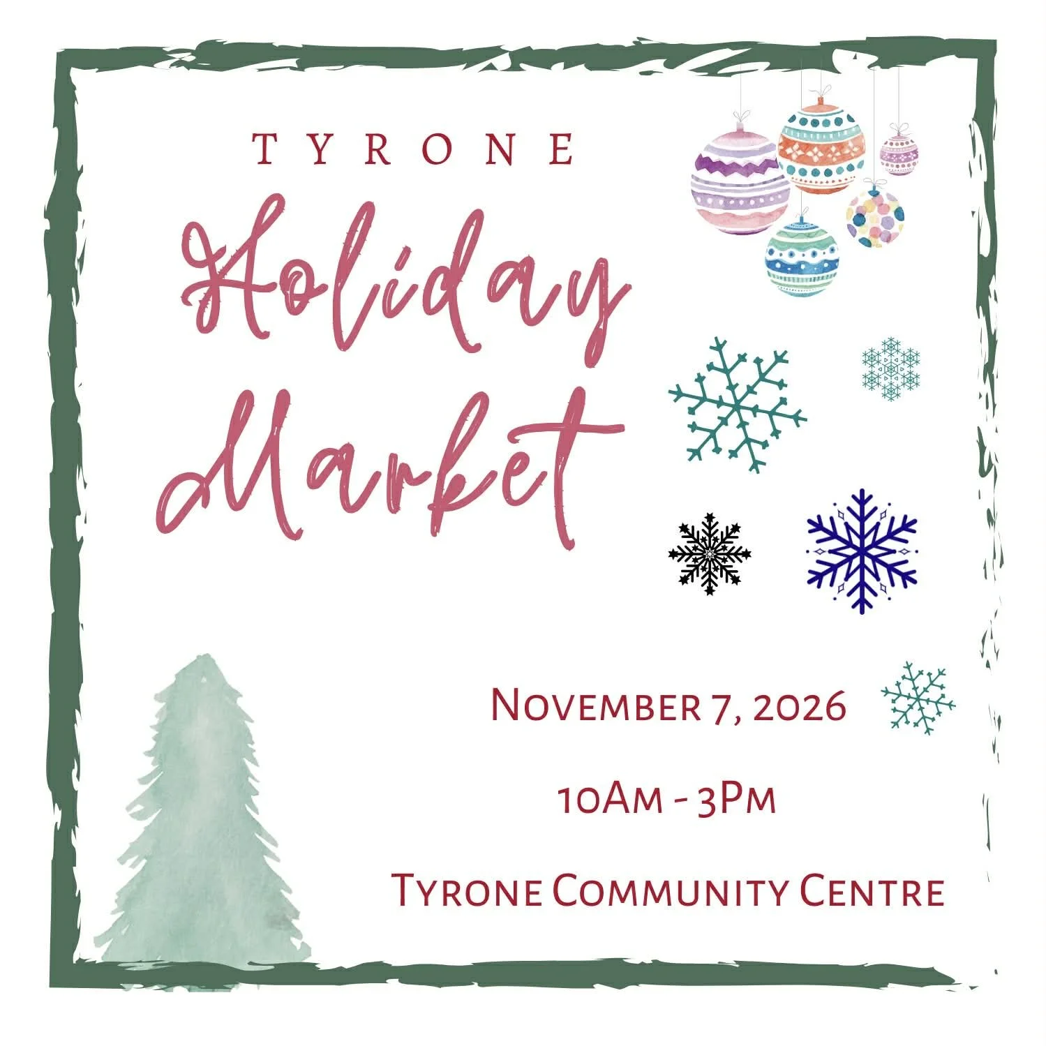 Tyrone Holiday Market 2026