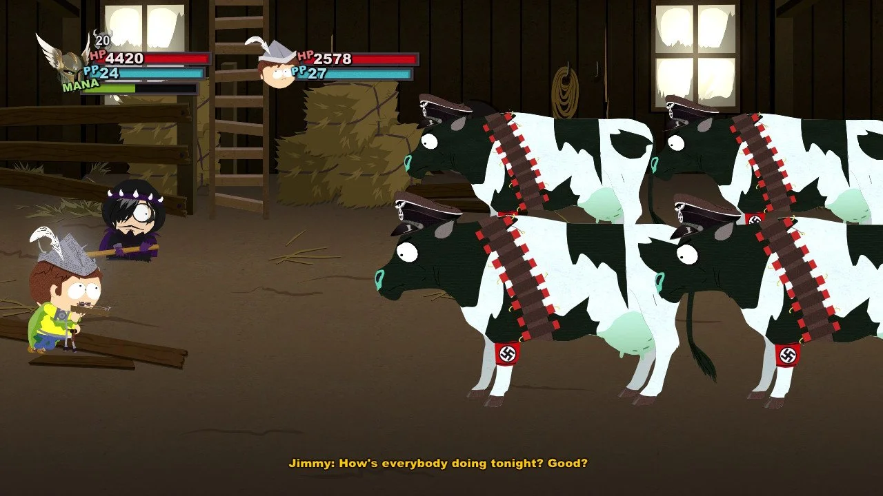 495 Words About: Fighting(Zombie) Nazi Cows, South Park The Stick of Truth