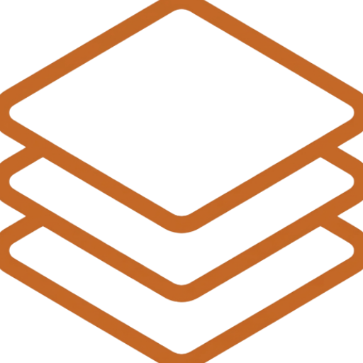 layers icon orange