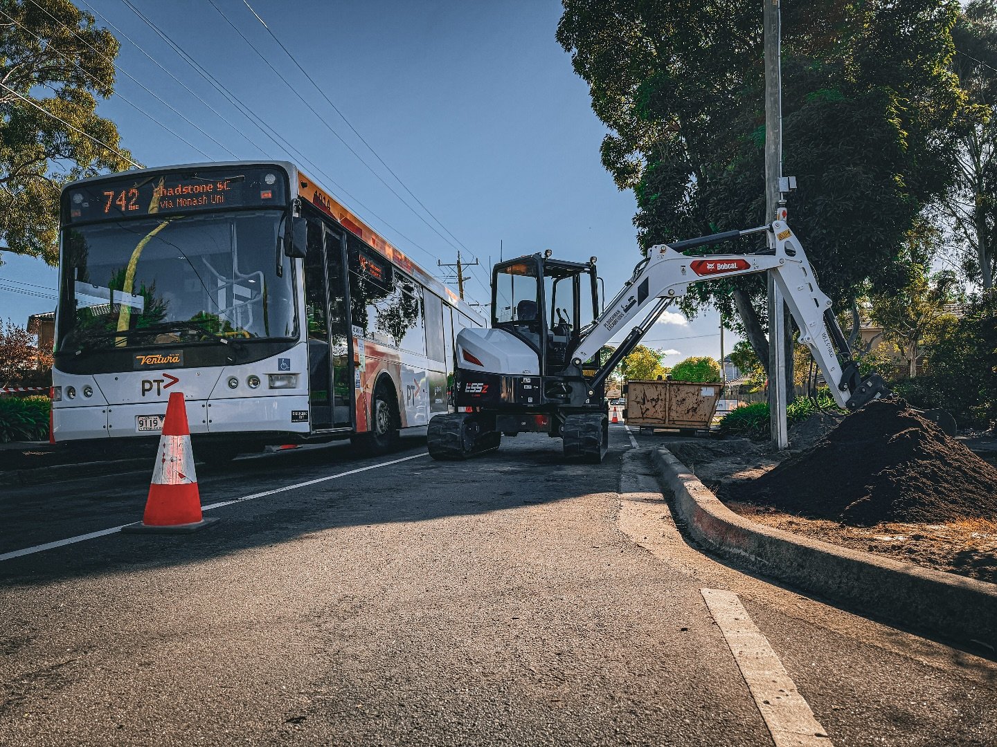 Don&rsquo;t worry, we made sure to touch on our Myki before digging 🚍 

#ploughmanexcavations

&mdash;&mdash;&mdash;&mdash;&mdash;&mdash;&mdash;&mdash;&mdash;&mdash;&mdash;&mdash;
Think we can assist with your upcoming project?

Send us an email or 