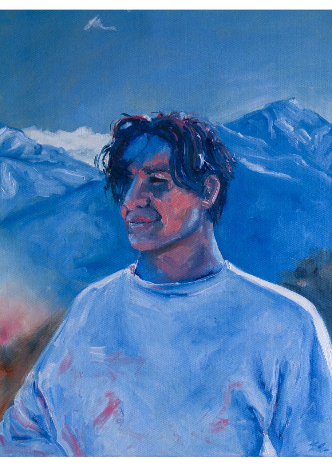 Blue. Oil on Canvas, 2023.