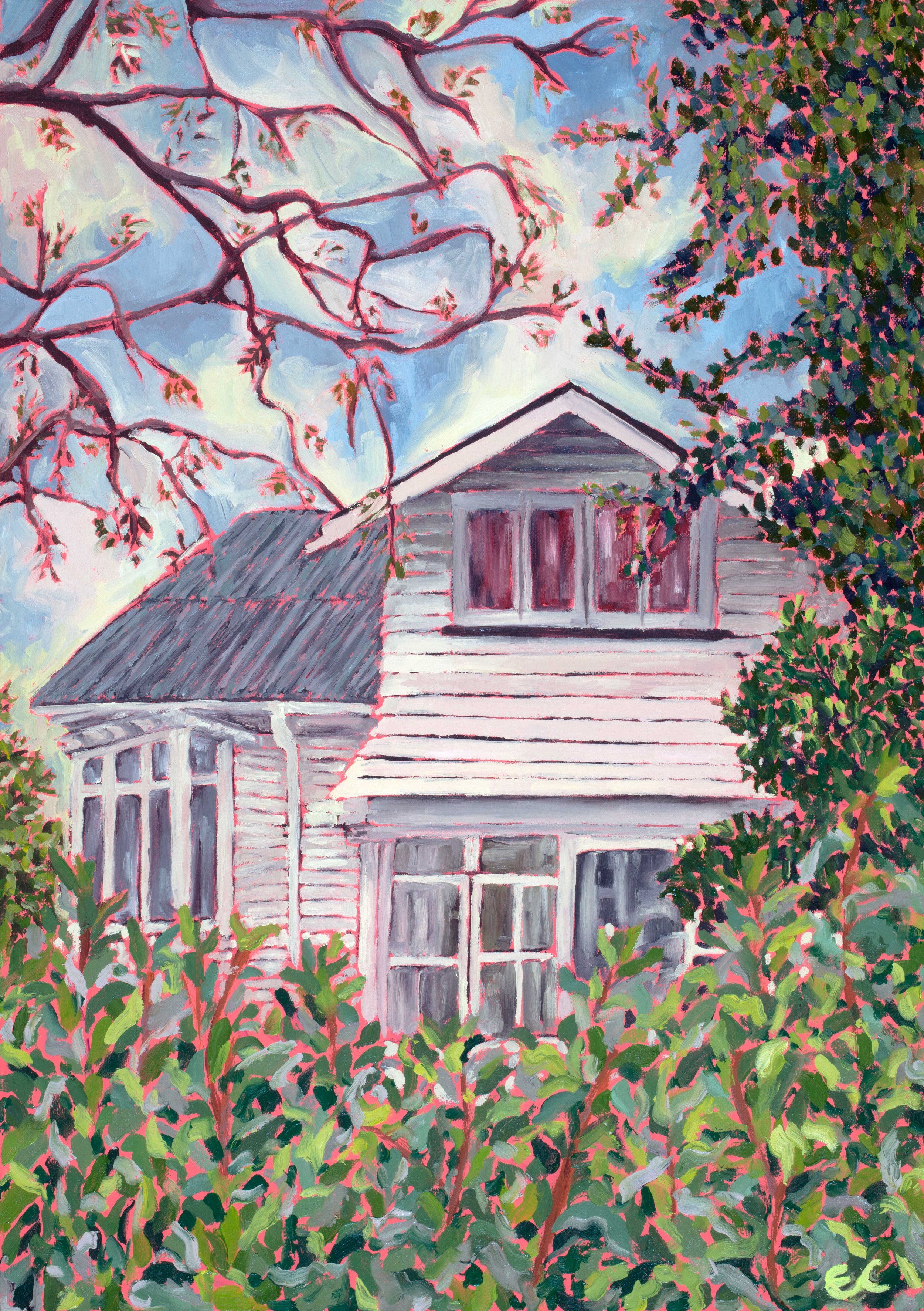 Matai st. Oil on Paper, 2024