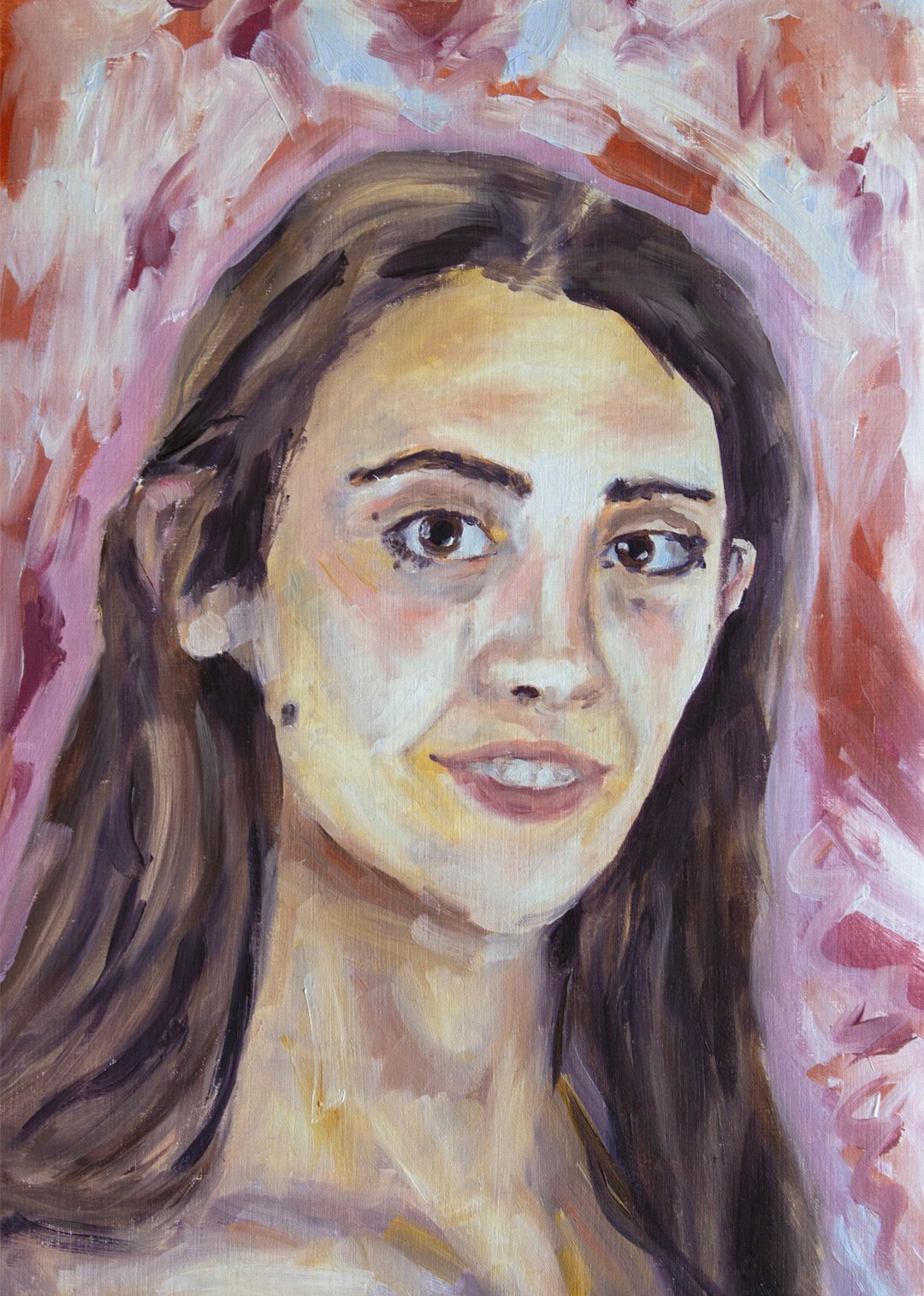 Yasmina. Oil on Paper, 2023.