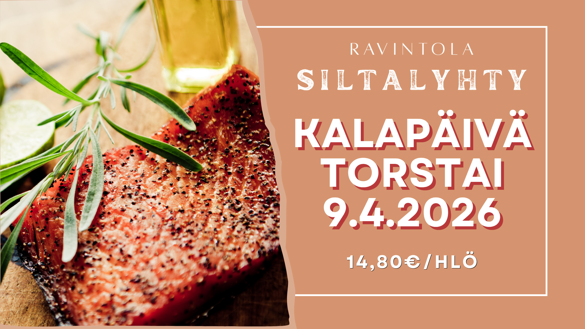 siltalyhdyn kalapäivä torstaina 9.4.2026