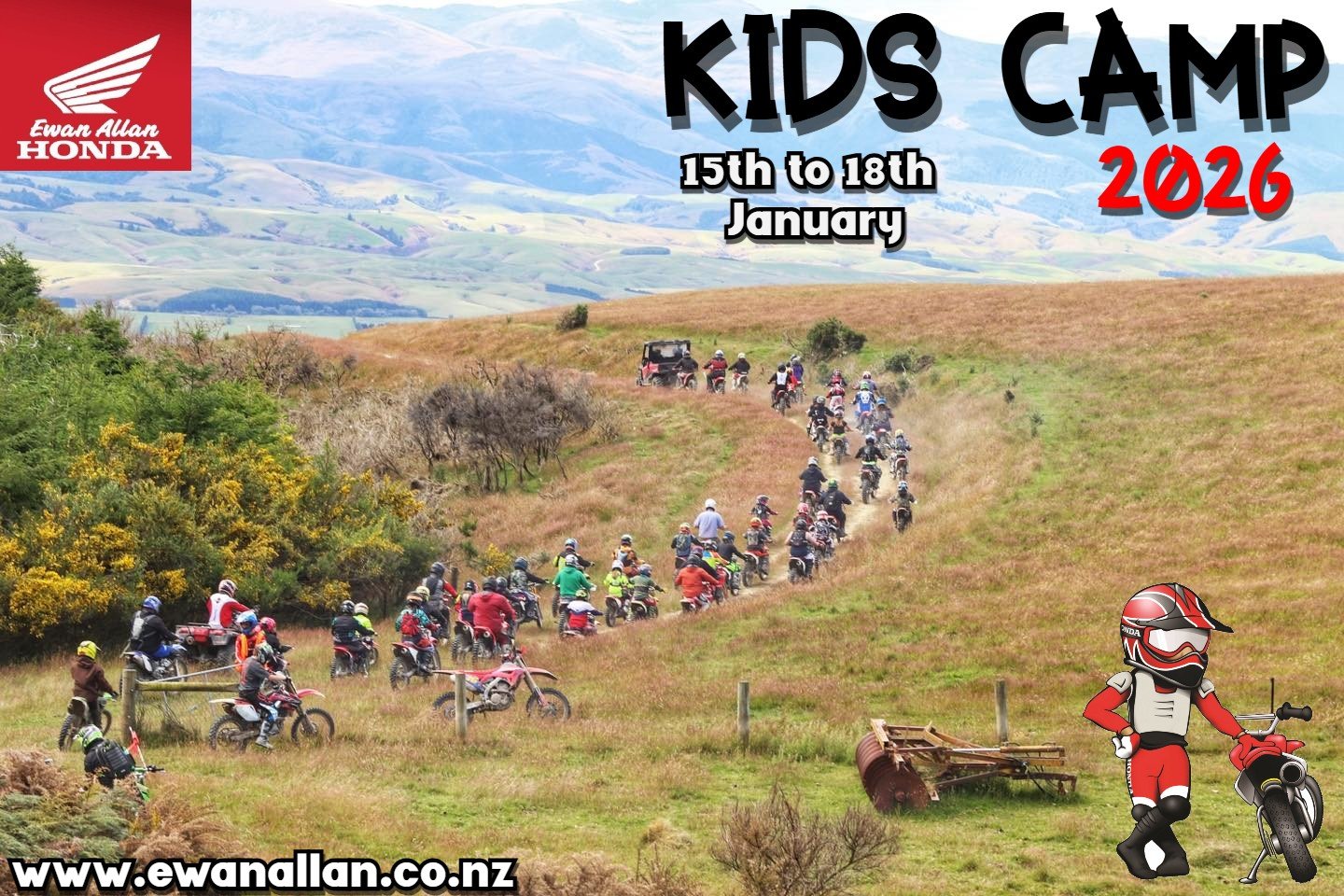 Ewan Allan Honda Kids Camp 2026