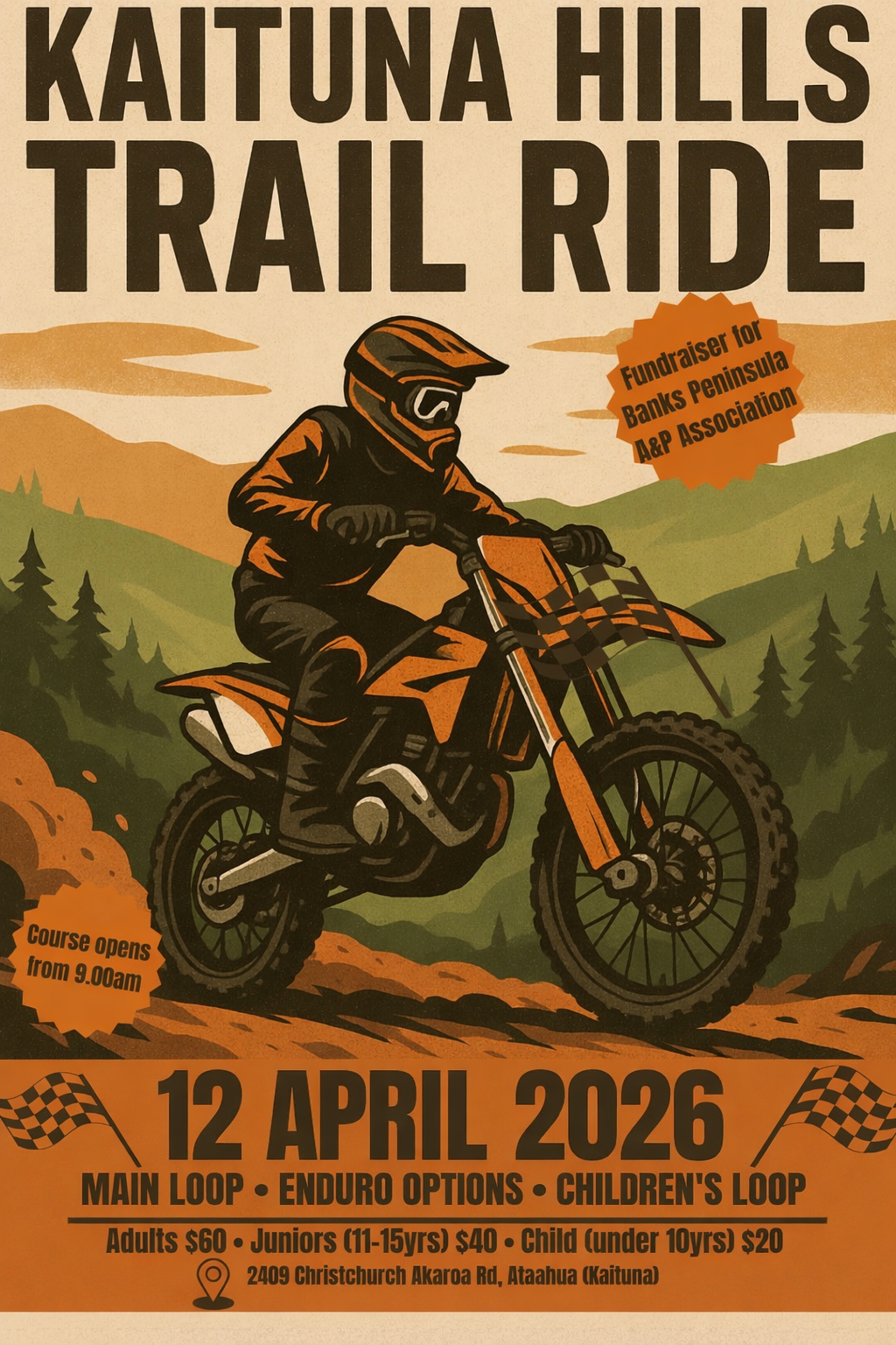 Kaituna Hills - Banks Peninsula A&amp;P Assoc. Fundraiser Trailride