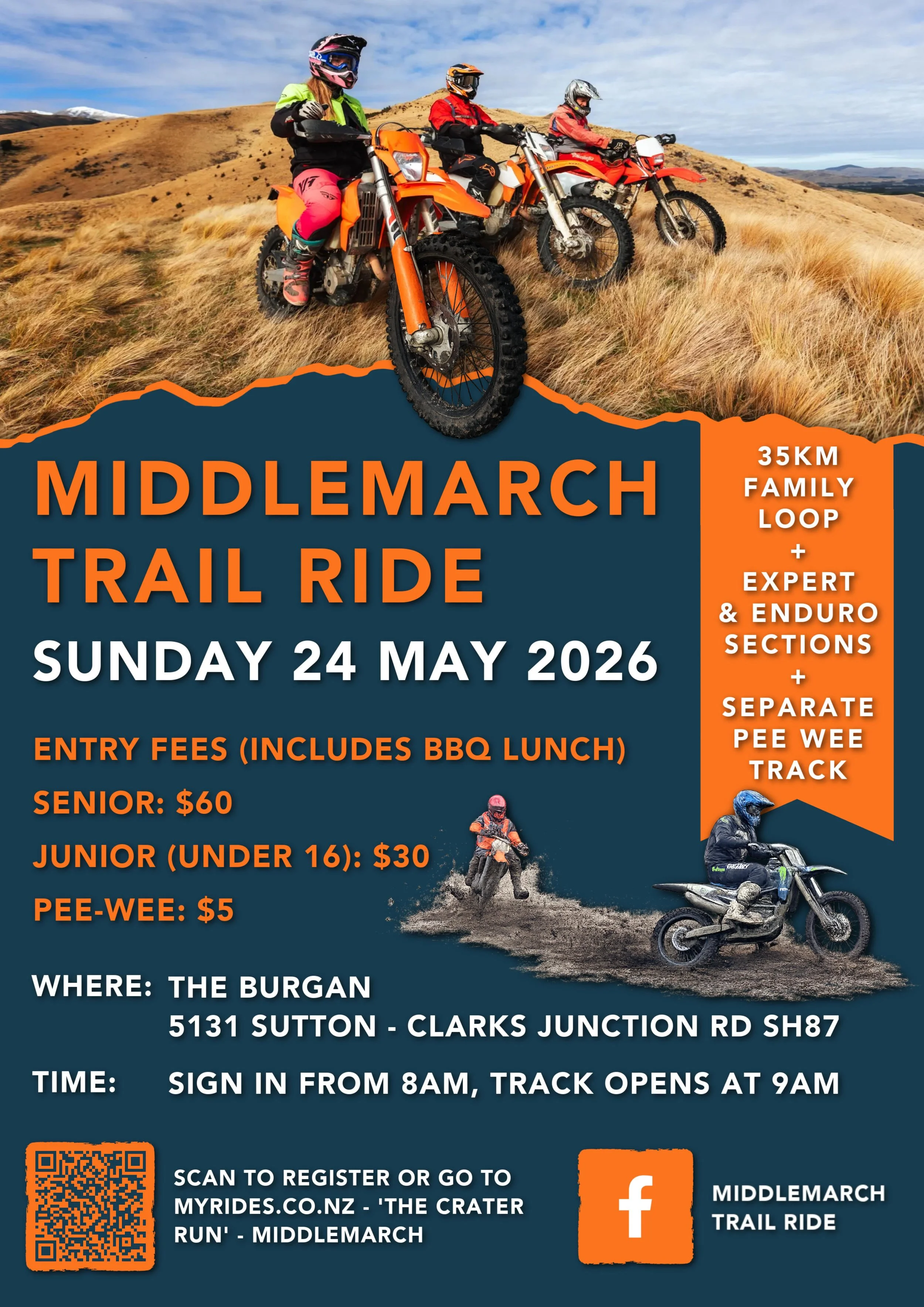 Middlemarch Crater Run Trail Ride