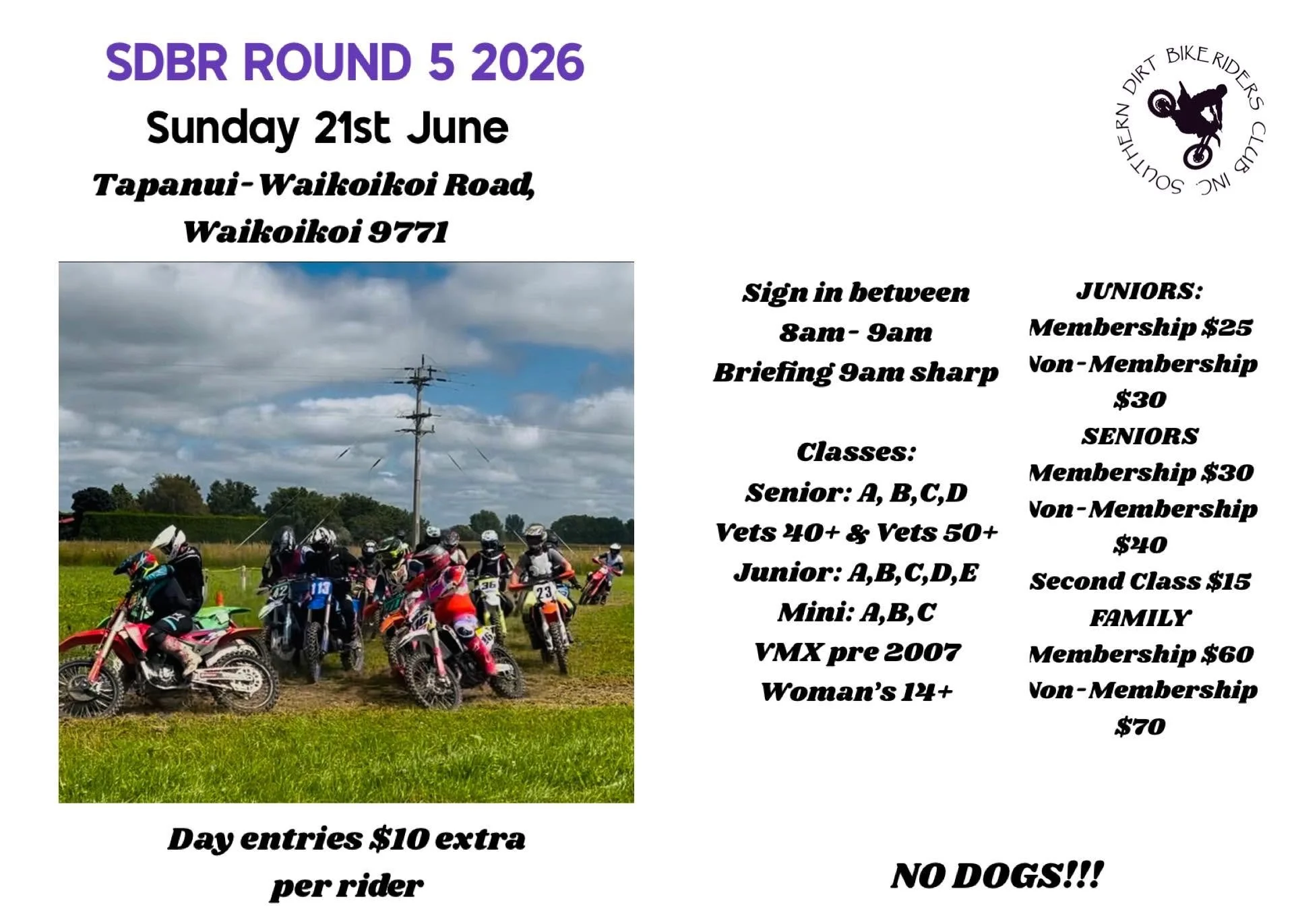 SDBR 5 Round Series. Rnd 5