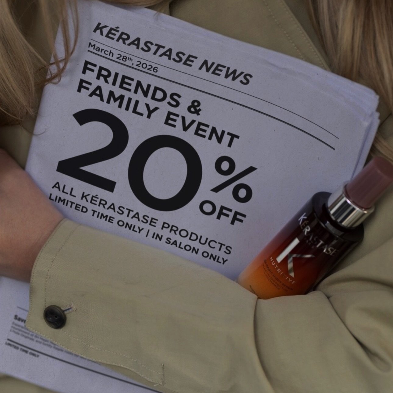 The wait is OVER 

The first-ever Salon Exclusive Friends &amp; Family Event is live. 
For a limited time only, enjoy 20% off all Kerastase. 

‼️ Secure your hair staples while they re in stock ‼️

#kerastasesalon #kfriendsandfamily #annarborhairstyl