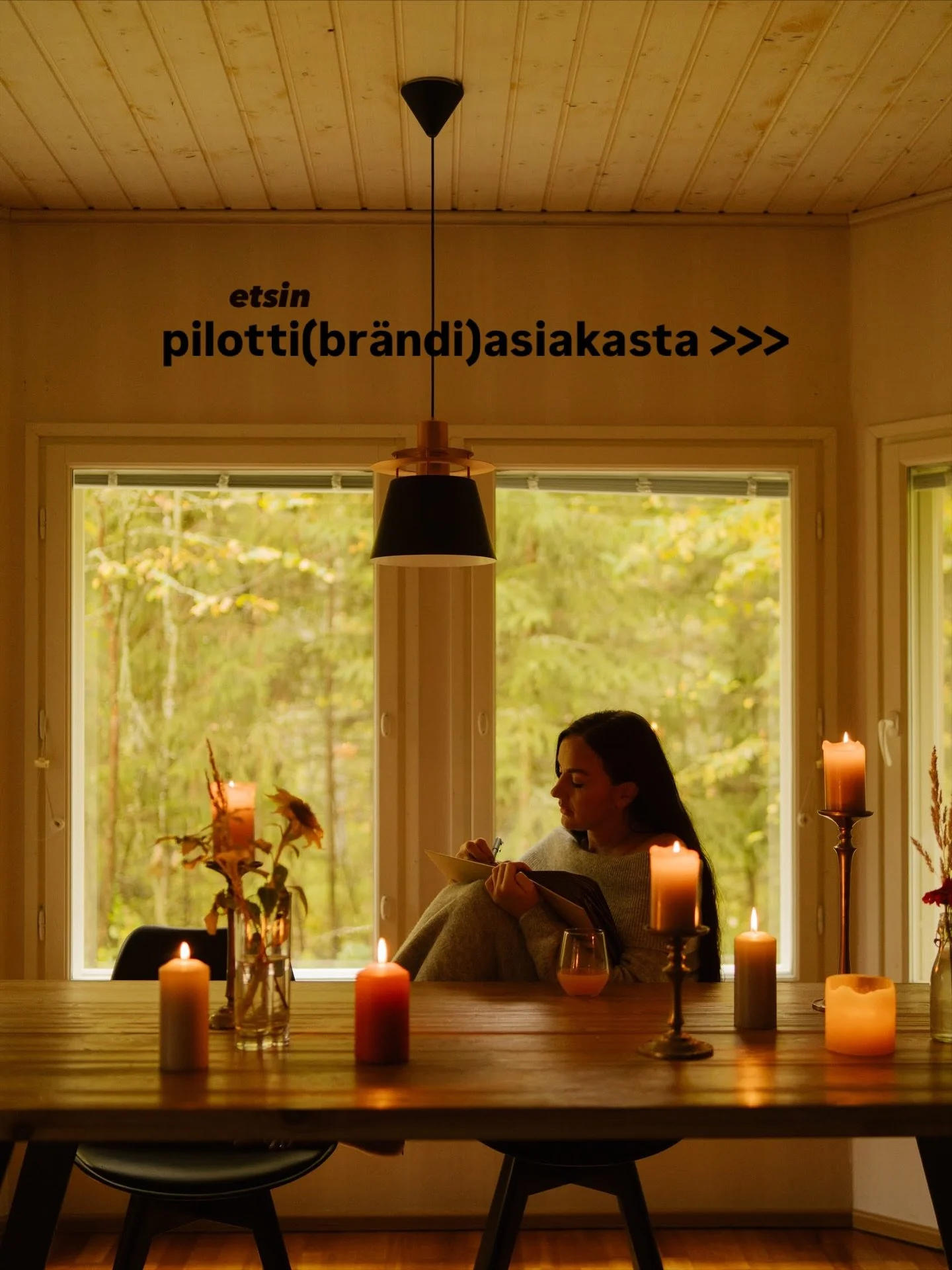 Mulle pilotti(br&auml;ndi)asiakkaaksi? 👇🏻

&ndash; Saat kymmenen videon monipuolisen b-roll -pankin someen k&auml;ytett&auml;v&auml;ksi
&ndash; Ja n&auml;ist&auml; m&auml; editoin sulle yhden valmiin lyhytvideon somessa julkaistavaksi > halutess