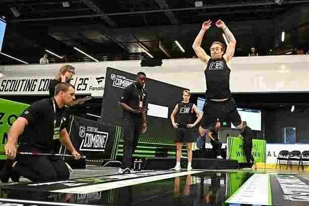 Arvid drott performs top 10 in agility nhl combine 2025