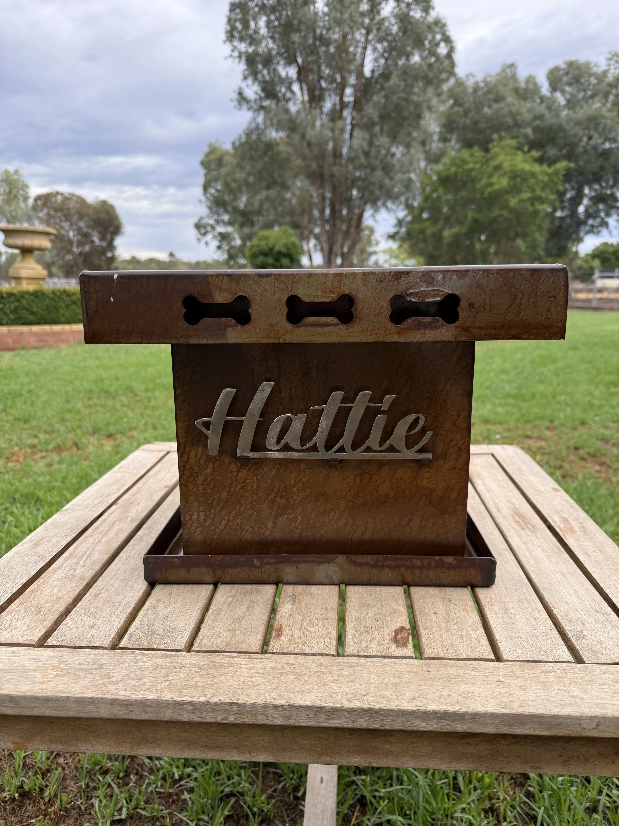 Custom Commemorative Pet Pot with Tray