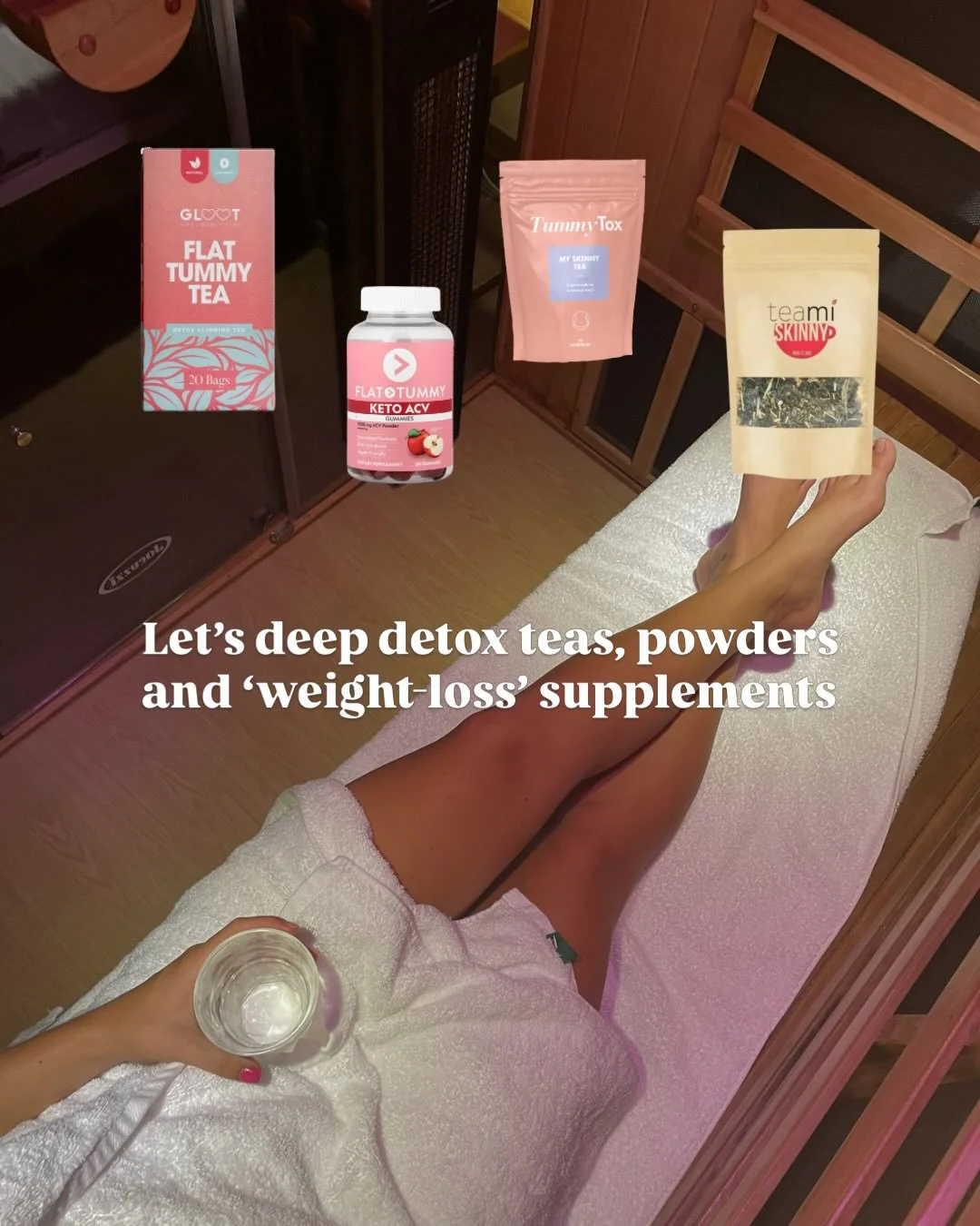 Detox teas, powders and &lsquo;weight-loss&rsquo; supplements: remove from cart 🛒