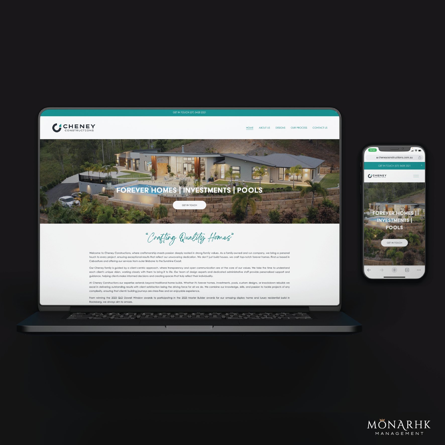 What a pleasure it was designing a website to showcase the incredible homes and pools by @cheneyconstructionsqld. The craftsmanship, skill and dedication for each of their projects speaks for itself and we are so excited for what the future holds for